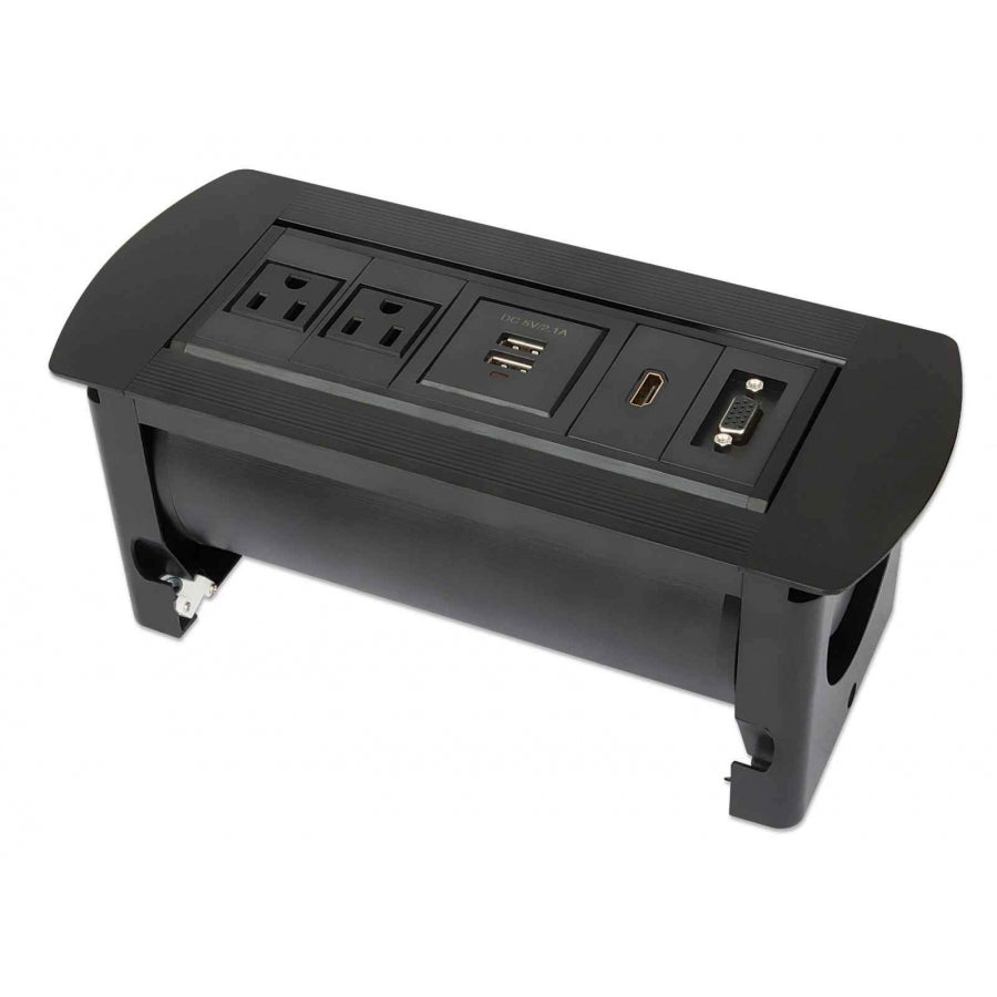 Caja de Conexiones Manhattan 164832 - AC, USB, HDMI y VGA para Escritorio Imagen principal del producto