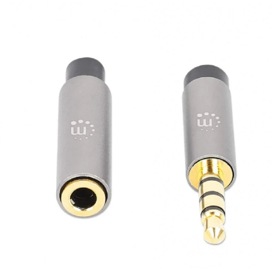 Cable de Audio Estéreo Manhattan 356046 - Extensión 3.5mm 3M Aluminio Imagen secundaria del producto