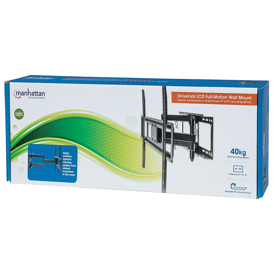 Soporte TV Manhattan 461351 - Articulado 40kg, 37 a 70 pulgadas
