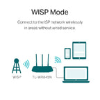 Router TP-Link TL-WR845N 300Mbps WiFi 802.11N - 3 Antenas, Cobertura 2 Dormitorios