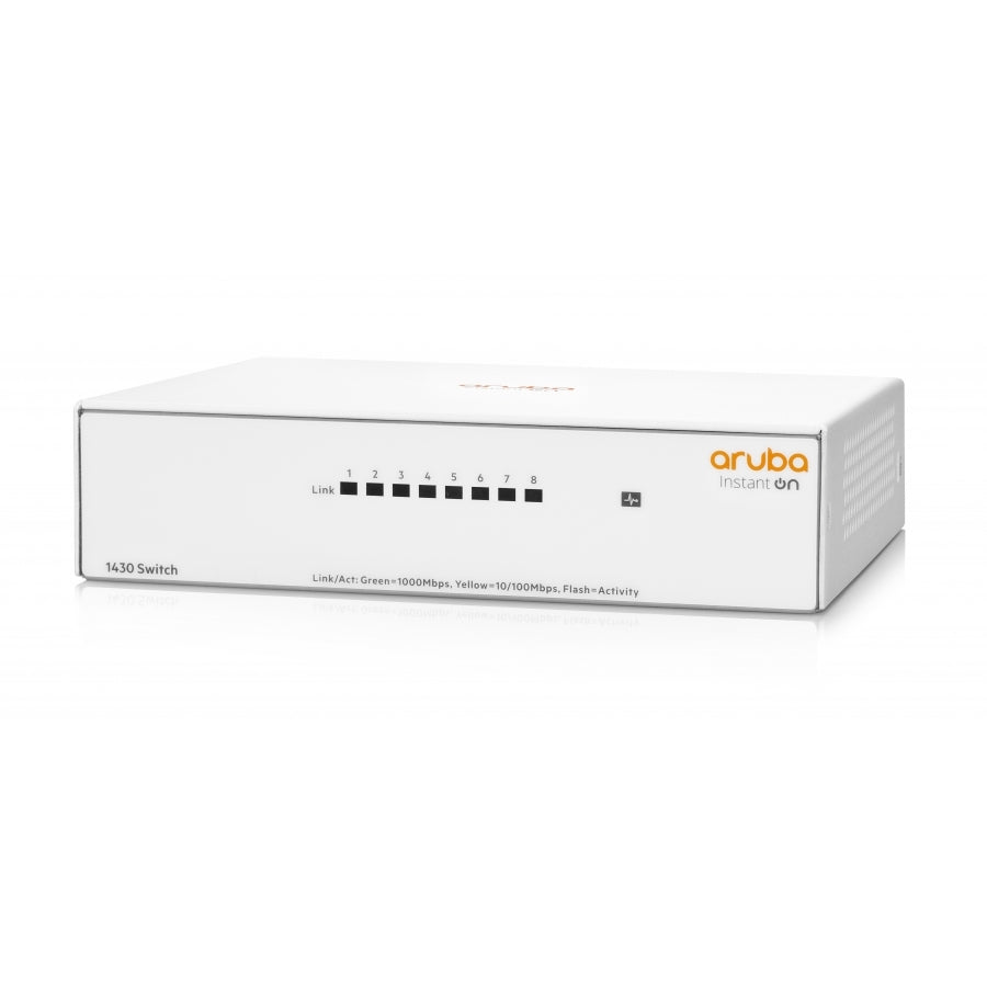 Switch HPE Aruba Instant On 1430 - 8 Puertos Gigabit 1000 Mbps