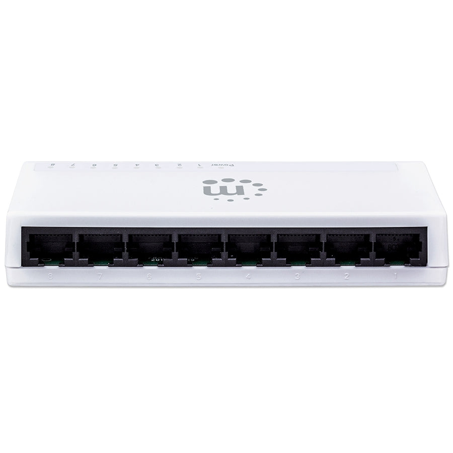 Switch Manhattan 560689 8 Puertos 10/100 Mbps - Escritorio Blanco
