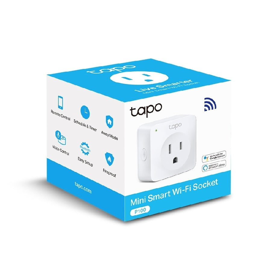 Mini Contacto Inteligente TP-Link Tapo P100 - Control WiFi 1200W