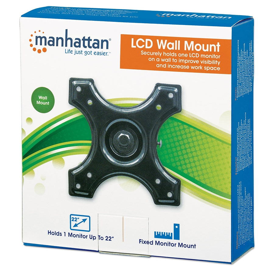 Soporte Monitor Manhattan 422840 para Pared - Soporta hasta 22 Pulgadas