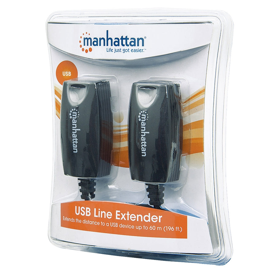 Cable USB Manhattan 179300 - Extensión Activa 60M RJ45