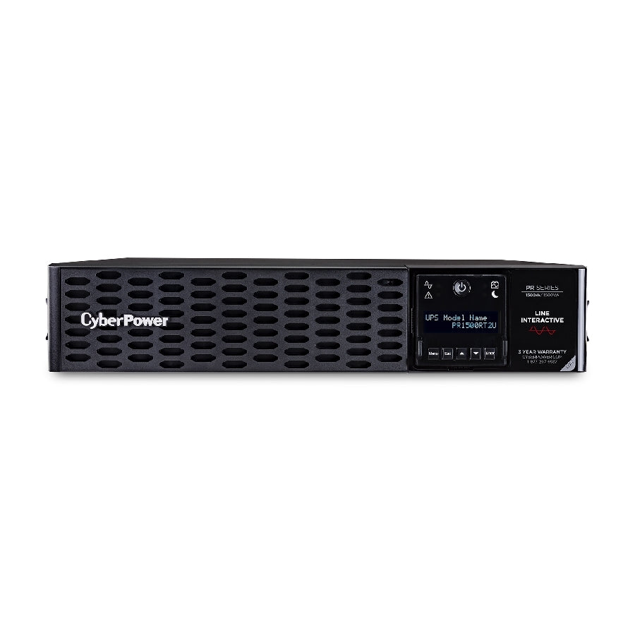 NO BREAK CyberPower PR1500RT2U 1500VA - Onda Sinusoidal Pura, 8 Tomas, 3 Años Garantía