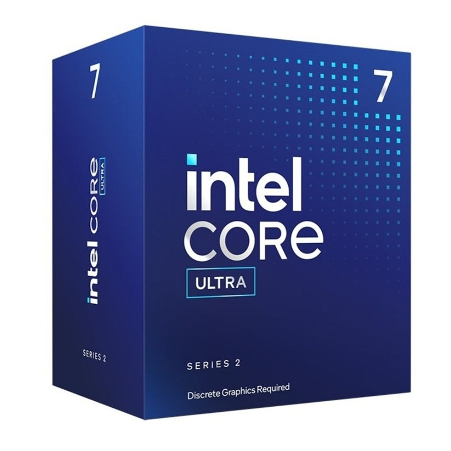 Procesador Intel Core Ultra 7 265F - 20 Cores, 5.3 GHz, Sin Gráficos, Con Disipador Imagen principal del producto