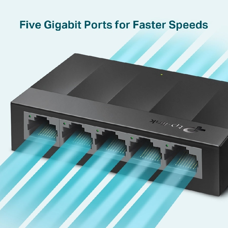 Switch TP-Link LS1005G Omada 5 Puertos Gigabit - Desktop sin Administración