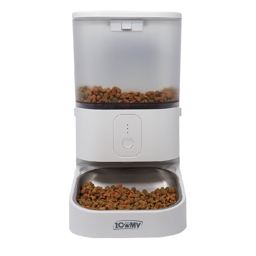 Comedero Inteligente Zoomy ZPF02 6L - Control App, Acero Inoxidable, WiFi