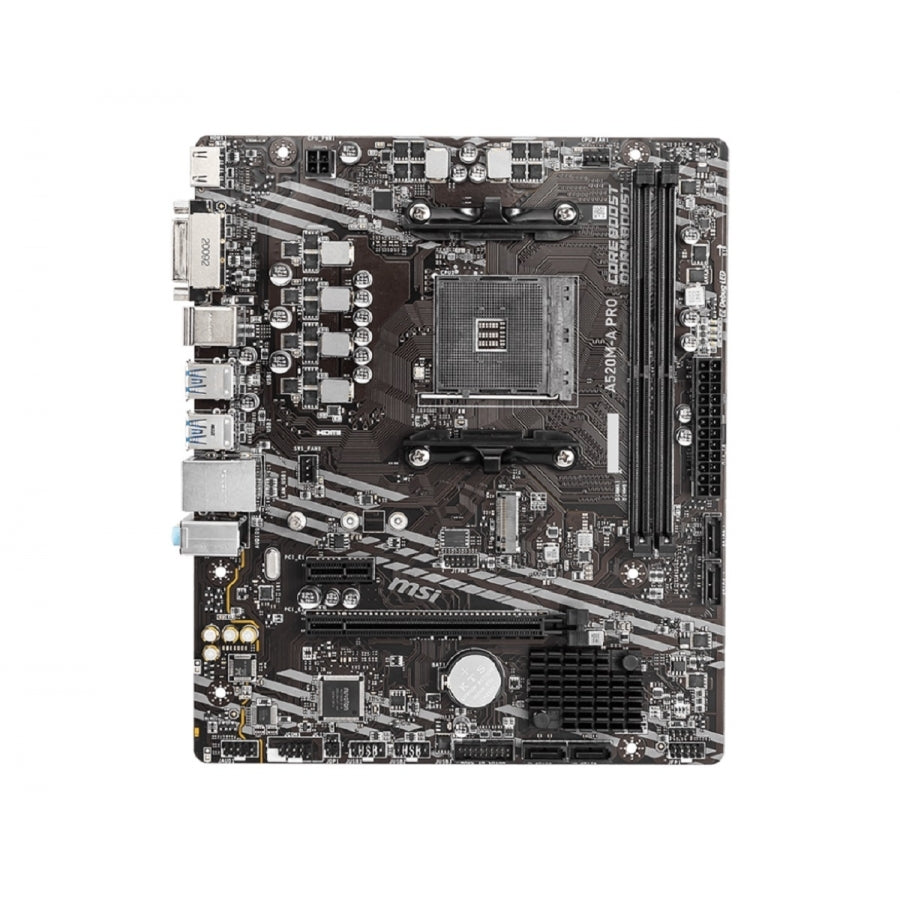 Tarjeta Madre MSI A520M-A PRO Socket AM4 - DDR4 3200MHz, Micro ATX Imagen secundaria del producto