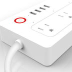 Multicontacto Inteligente MIRATI MCUS1 - 4 Sockets, 4 USB, WiFi 2.4GHz