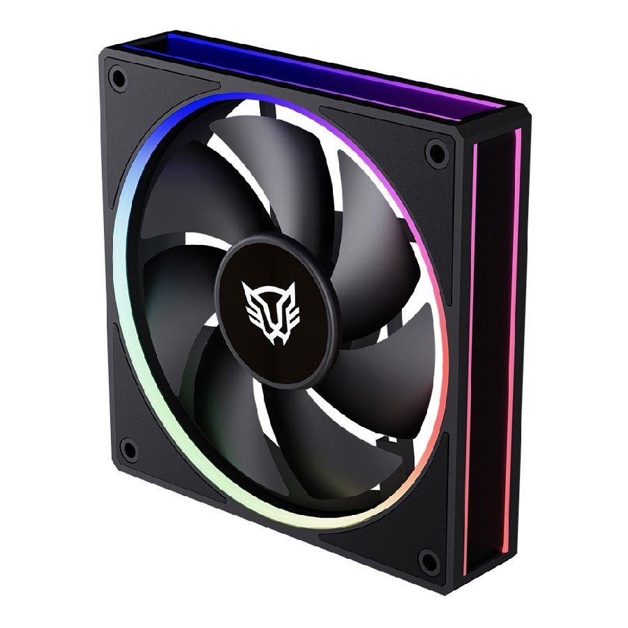 Kit 3 Ventiladores Balam Rush Eolox Bora EXB85 120mm - ARGB PWM, 1600 RPM, 28dB