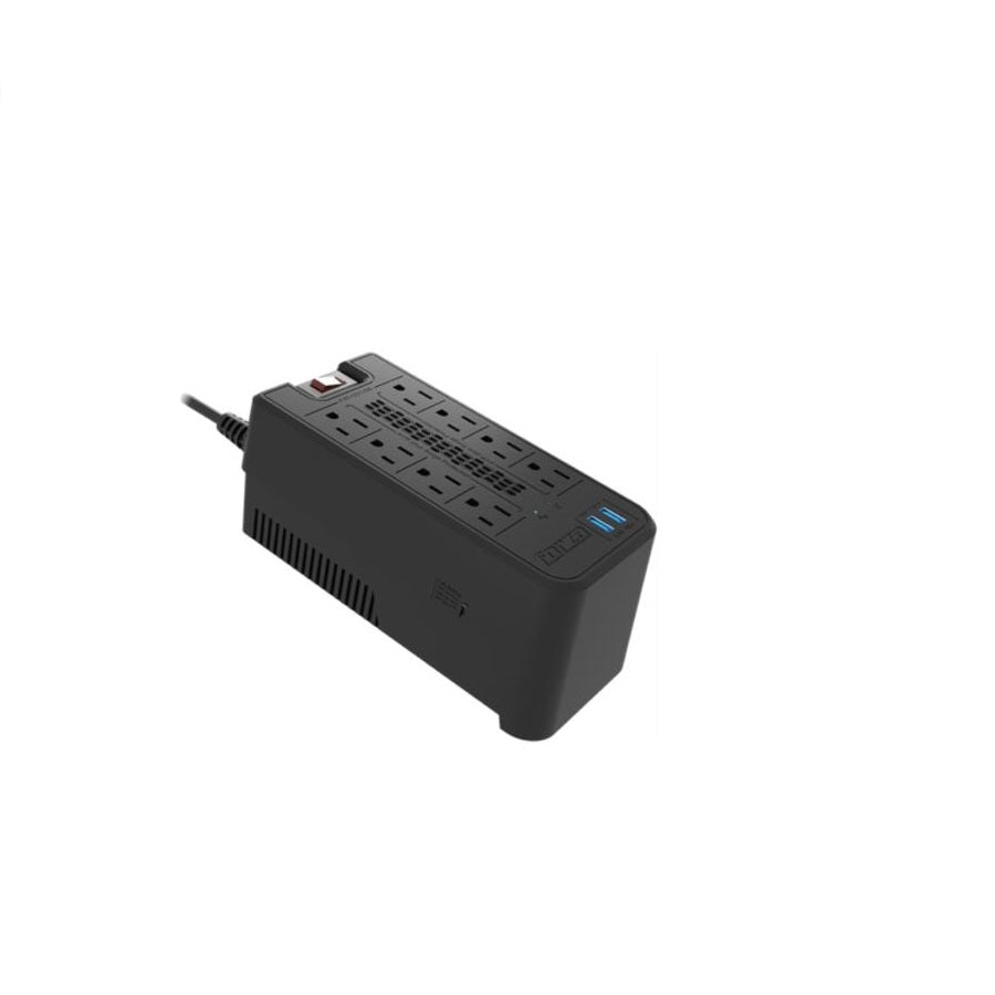 Regulador Automático de Voltaje FORZA FVR-1221USB 1200VA - 8 Tomas y 2 USB Imagen secundaria del producto
