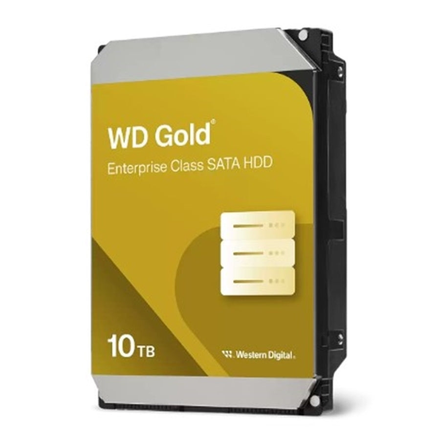 Disco Duro WD Gold 10TB 3.5" SATA - 7200RPM para NAS y Servidores