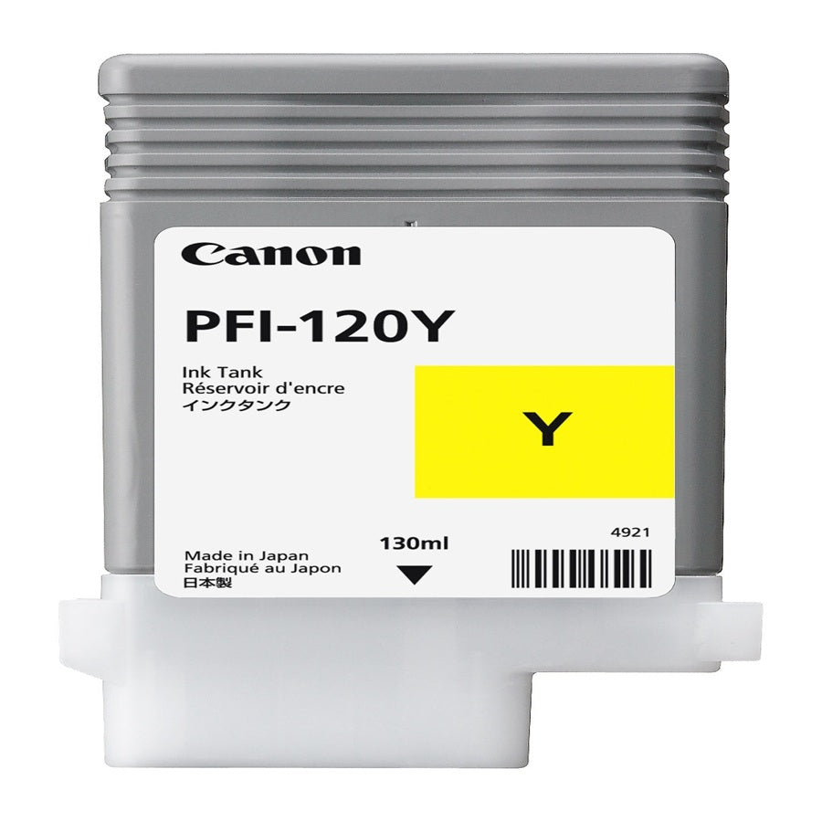 Tanque de Tinta Canon PFI-120Y Amarillo 130ml - Impresión por Inyección Imagen principal del producto