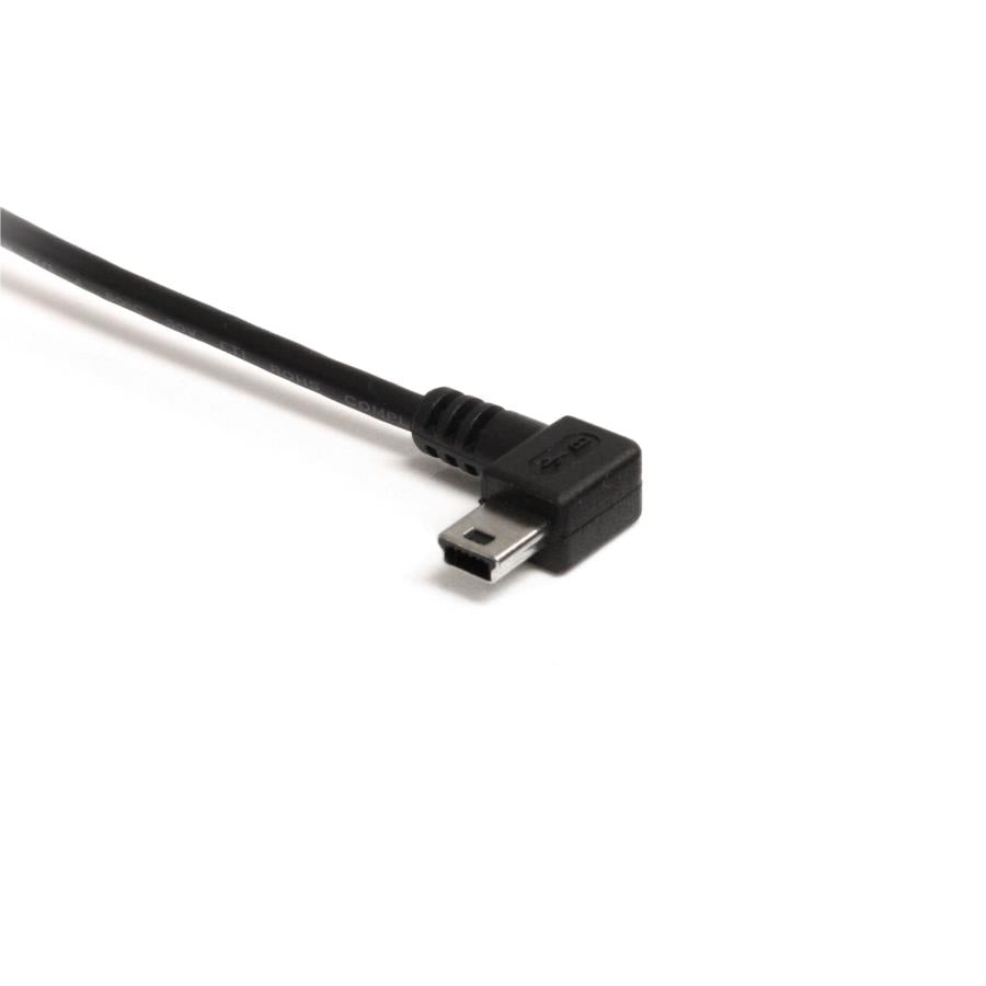 Cable USB 2.0 Acodado StarTech USB2HABM3LA 91cm Mini B - Negro Imagen secundaria del producto
