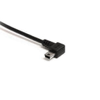 Cable USB 2.0 Acodado StarTech USB2HABM3LA 91cm Mini B - Negro