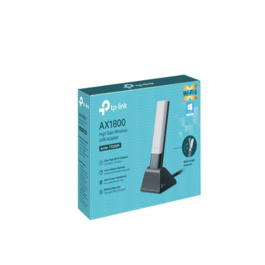 Adaptador USB TP-Link Archer TX20UH AX1800 WiFi 6 - Doble Banda, USB 3.0