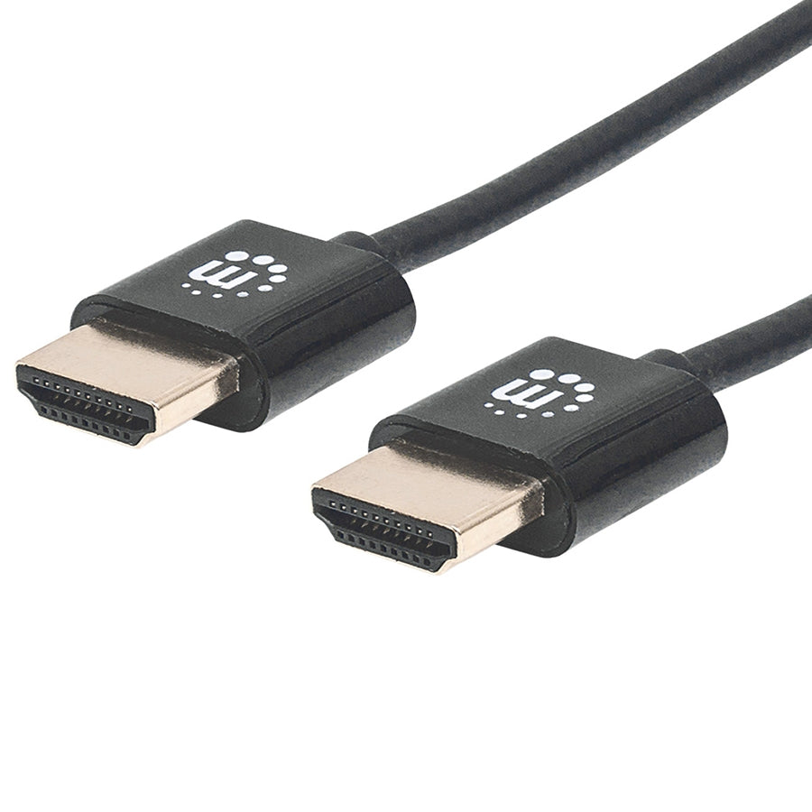 Cable HDMI Manhattan 394369 2.0 Ultradelgado 1.8m - Alta Velocidad 18 Gbps