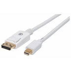 Cable Mini DisplayPort Manhattan 324748 - 2M, 10.8 Gbps, Conexión Macho a Macho