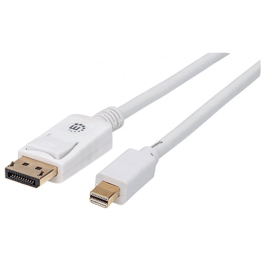 Cable Mini DisplayPort Manhattan 324748 - 2M, 10.8 Gbps, Conexión Macho a Macho