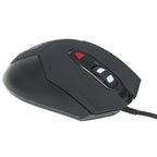 Mouse Óptico Gaming Manhattan 176071 - 6 Botones, 2400 DPI, Iluminado USB