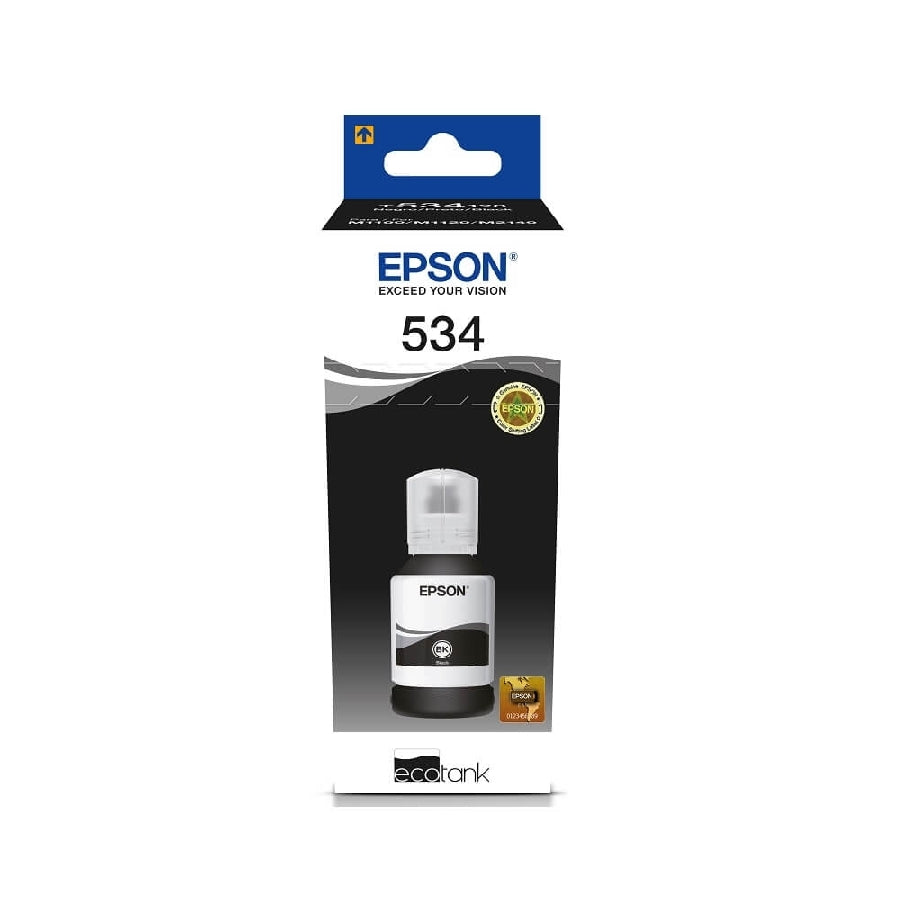 Botella de Tinta Epson T534 Negro - Rendimiento hasta 11,000 páginas Imagen principal del producto