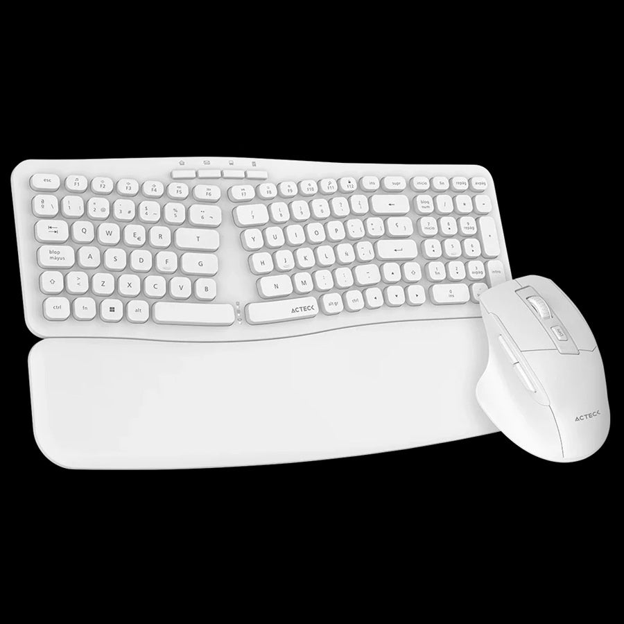 Kit Teclado y Mouse Acteck Creator Ultra Confort MK650 - Inalámbrico Ergonómico