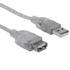 Cable USB Manhattan 340502 Extension 4.5M - USB 2.0 Alta Velocidad
