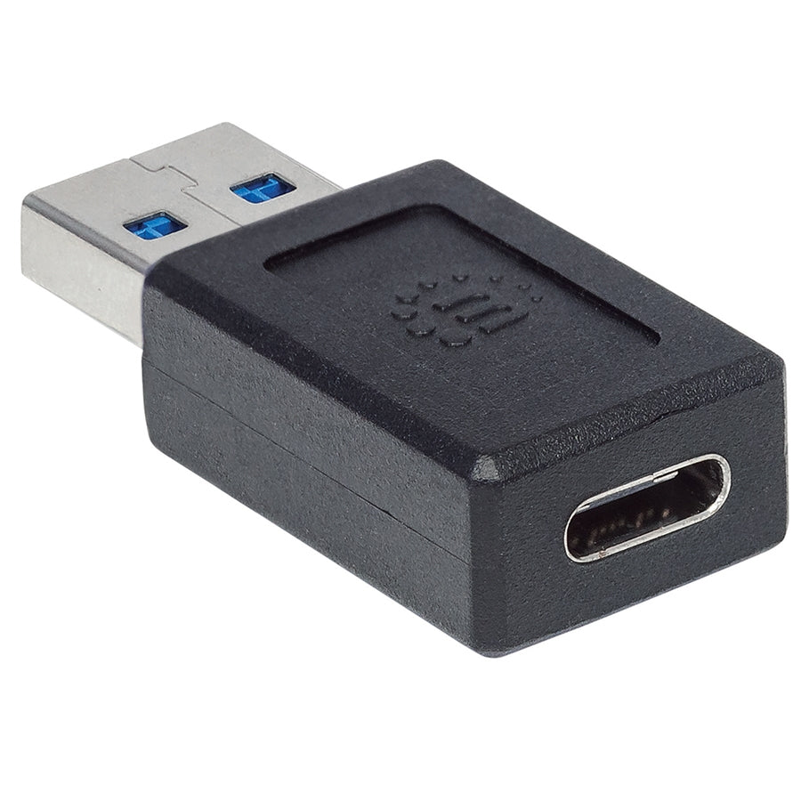 Adaptador USB Manhattan 354714 - USB 3.1 Gen 2 Tipo C a Tipo A Negro Imagen principal del producto
