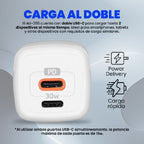 Cargador de pared Vorago AU-355 30W USB-C - Fast Charge Power Delivery 3.0