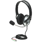 Audífono Diadema Manhattan 175555 con Micrófono - Estéreo, Cable 2.5m
