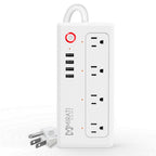 Multicontacto Inteligente MIRATI MCUS1 - 4 Sockets, 4 USB, WiFi 2.4GHz
