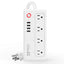 Multicontacto Inteligente MIRATI MCUS1 - 4 Sockets, 4 USB, WiFi 2.4GHz