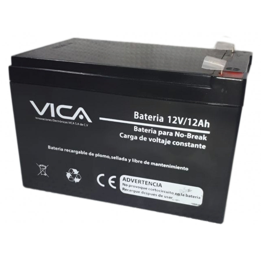 Batería VICA 12V 12AH - Reemplazo Universal Compatible No Breaks Imagen principal del producto