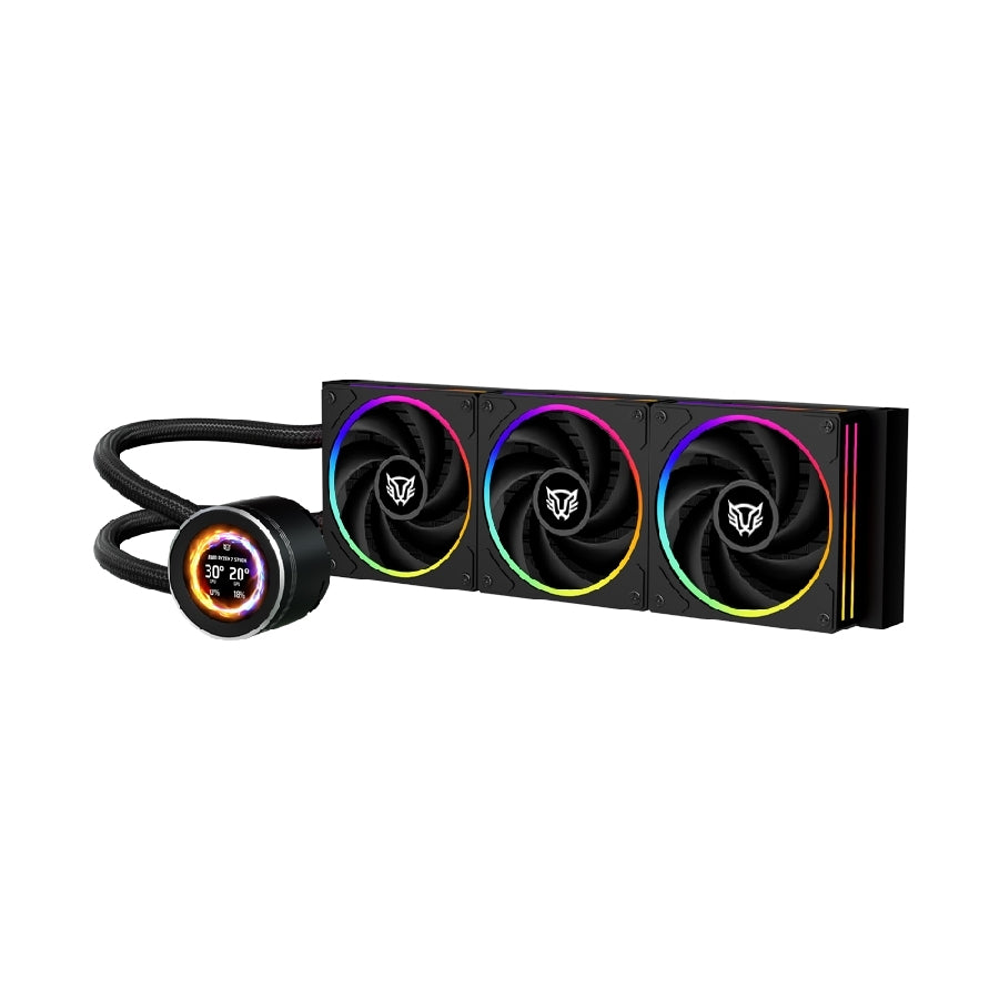Enfriamiento Líquido Balam Rush BR-941808 - Pantalla OLED, 3 Ventiladores ARGB, 300W