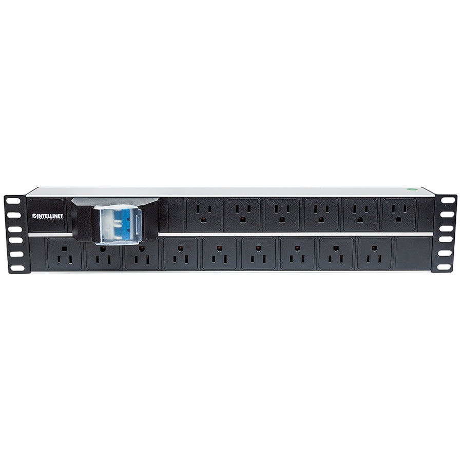 Barra PDU Intellinet 714075 - 15 Contactos Rack 19", 2U, Protección contra Corto Circuito Imagen secundaria del producto