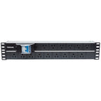 Barra PDU Intellinet 714075 - 15 Contactos Rack 19", 2U, Protección contra Corto Circuito