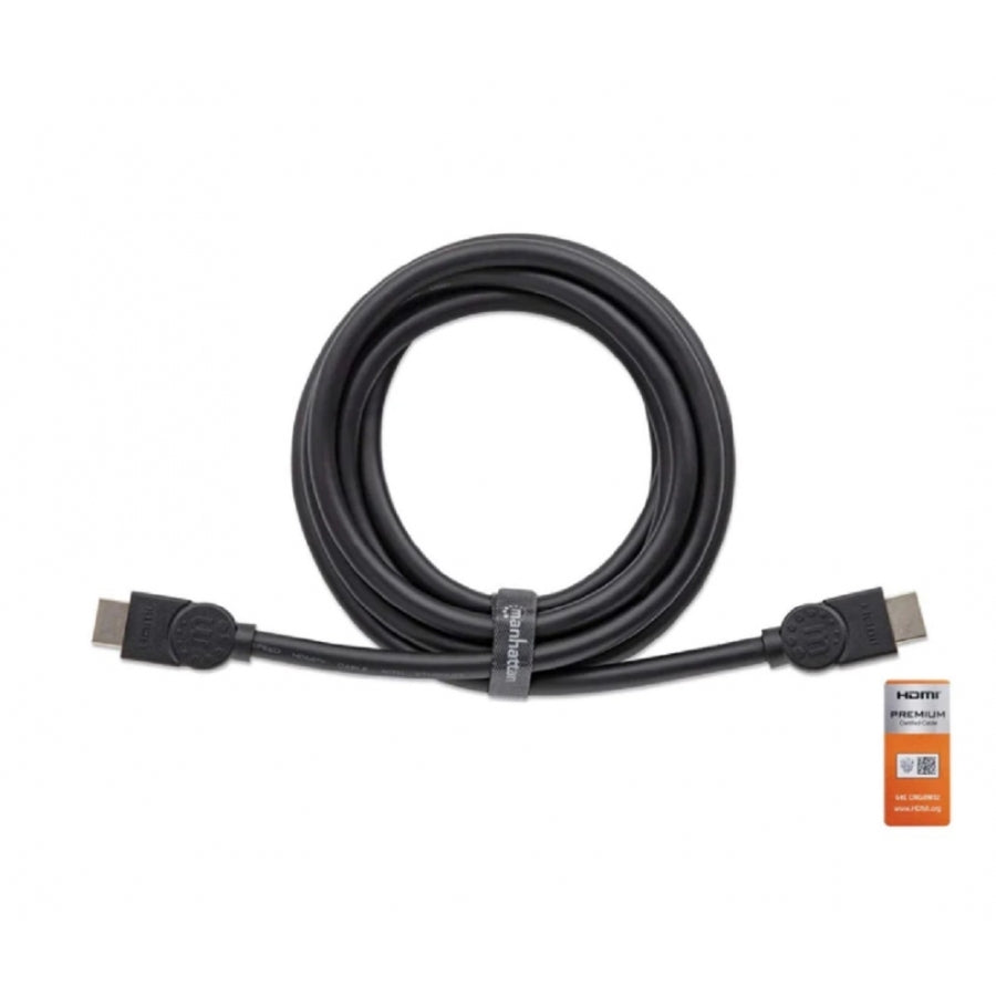 Cable HDMI Manhattan 355346 2.0 Premium 1.8M - 4K 60Hz, Doble Blindaje