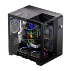 Gabinete Gamer Balam Rush Tank Expert Curve 6400 - Mini Torre MATX, 3 Ventiladores ARGB