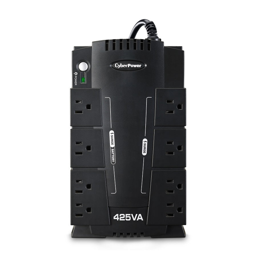 No Break CyberPower CP425SLG 425VA - 8 Conectores, Batería Respaldo 3 Años