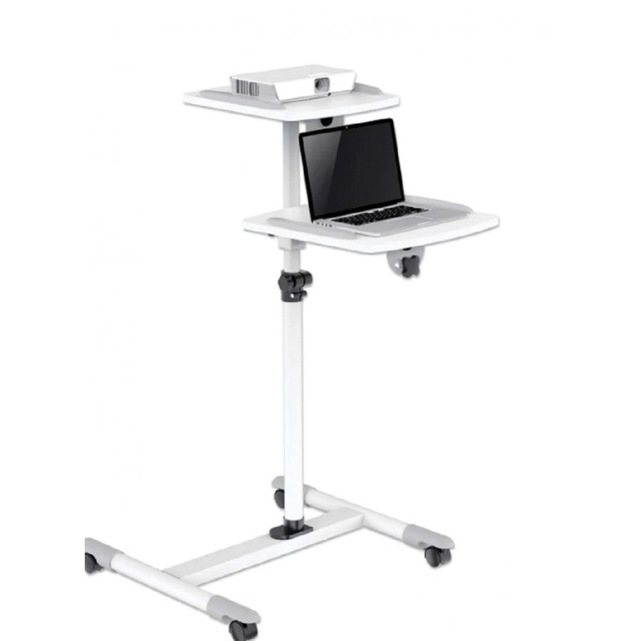 Soporte Carro para Proyector Manhattan 461726 - Ajustable, Móvil, Dual
