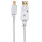 Cable Mini DisplayPort Manhattan 324748 - 2M, 10.8 Gbps, Conexión Macho a Macho