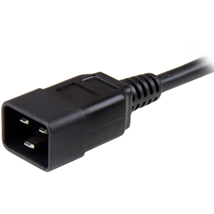 Cable de Corriente StarTech 1.8M C13 a C20 - 14AWG, 15A, Servicio Pesado