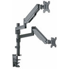 Soporte Monitor Manhattan 461597 - Doble Pantalla 17 a 32 Pulgadas con Pistón a Gas