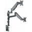 Soporte Monitor Manhattan 461597 - Doble Pantalla 17 a 32 Pulgadas con Pistón a Gas