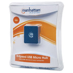 Hub USB Manhattan 160605 - 4 Puertos USB 2.0 Alta Velocidad
