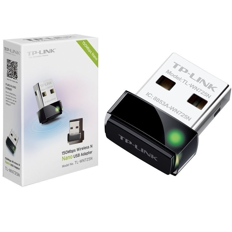Tarjeta de Red TP-Link TL-WN725N USB Nano - 150 Mbps Inalámbrica Imagen principal del producto