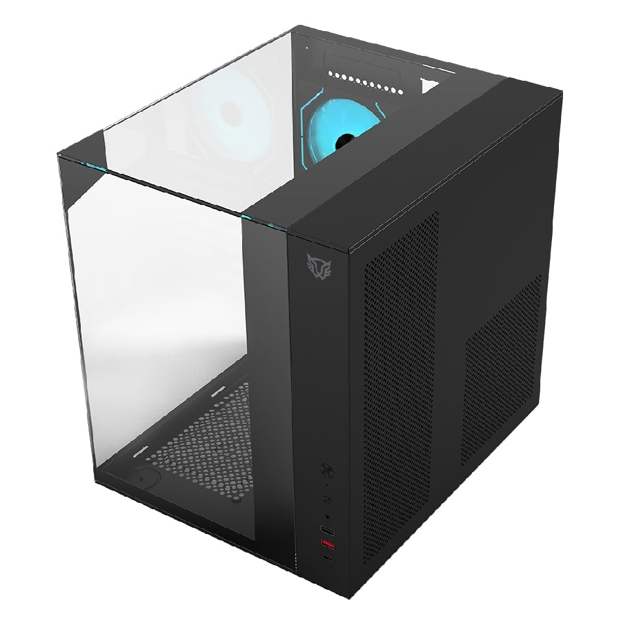 Gabinete Gamer Balam Rush Tank Majestic 6600 - Cristal Templado, ARGB, Dual Chamber