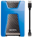 Disco Duro Externo ADATA HD650 2TB - USB 3.2, Portátil, Azul